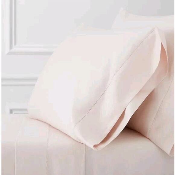 Hotel Collection 680 Thread Count 100% Supima Cotton Flat Sheet, Twin (Rosa) - Picture 2 of 4